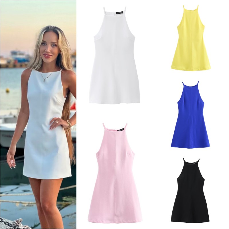 Women Formal Wear Zara - Interlock halter Dress ETJ 2025 new