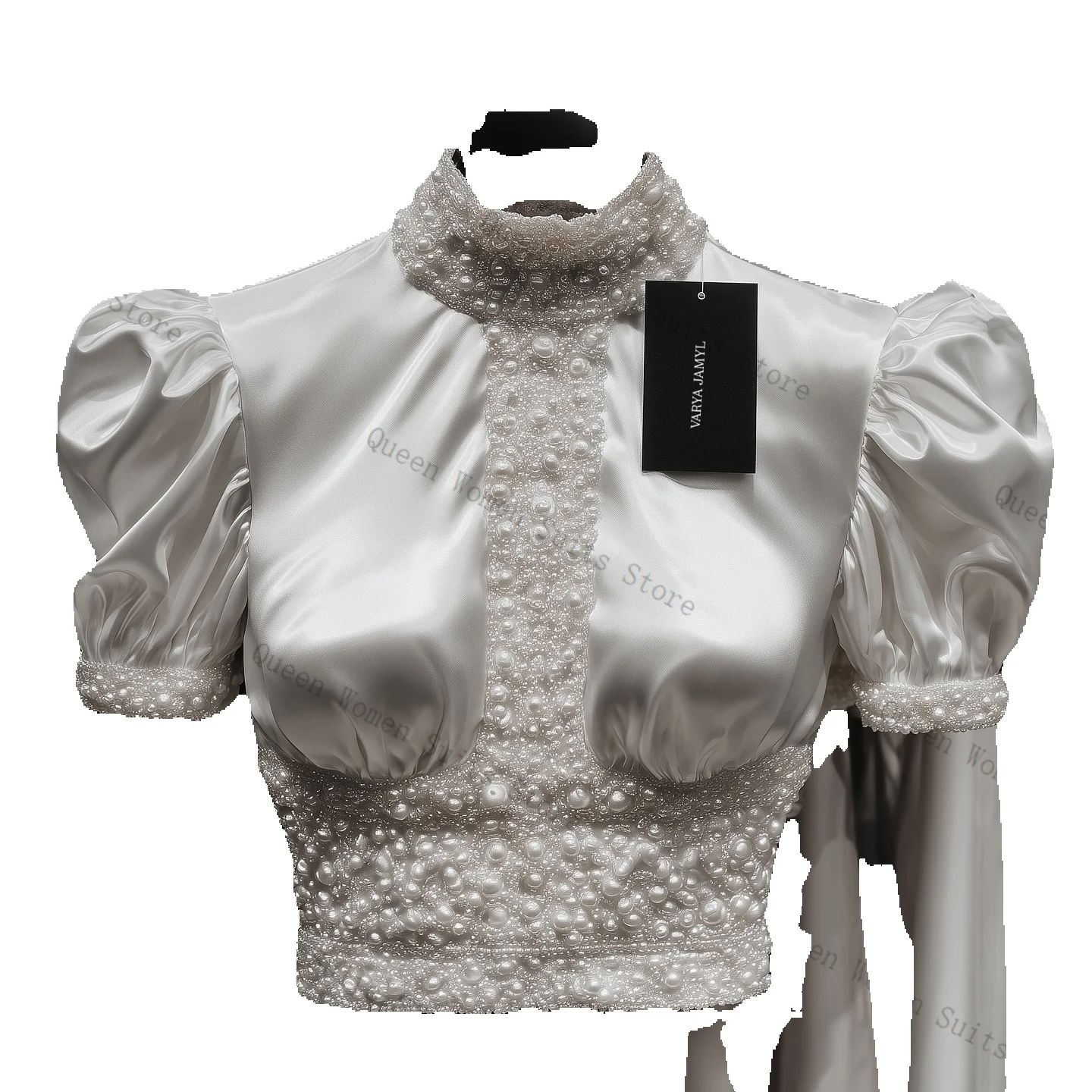 Women'S Formal Wear Wedding Guest - Luxury Pearls Women Suit Set 2