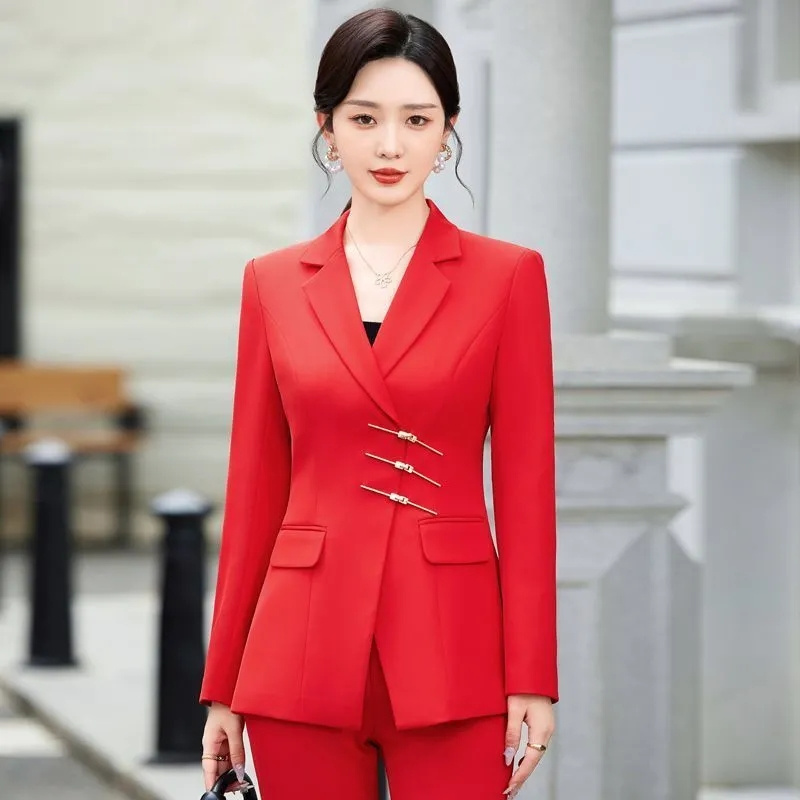2025 Fashion White Red Black B - Women Formal Wear With Blazer review and price