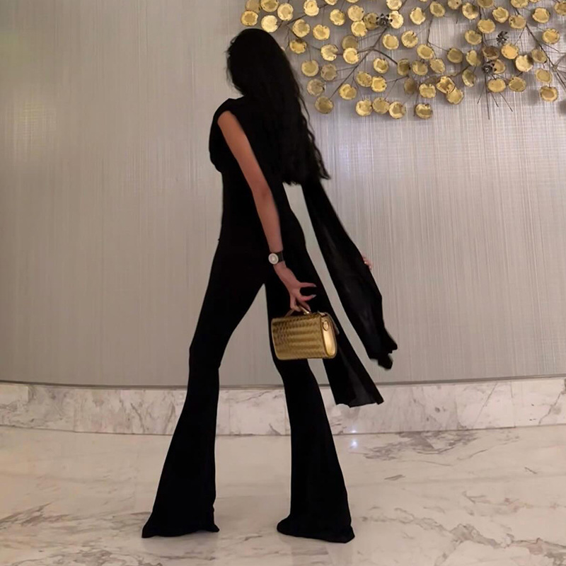 Black Women Jumpsuit Sexy Slee - Women'S Formal Wear Wedding Guest review and price