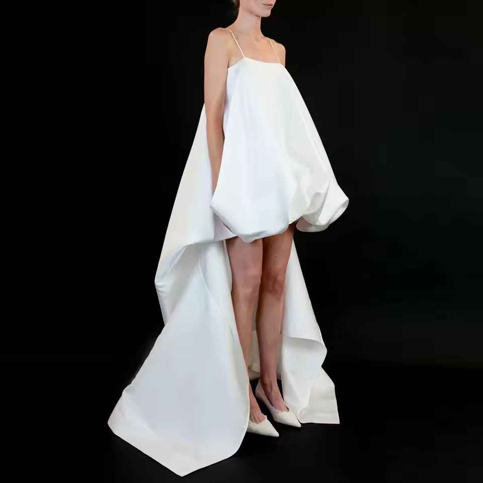2026 Unique Designed White Hig - Unique Women'S Formal Wear review and price