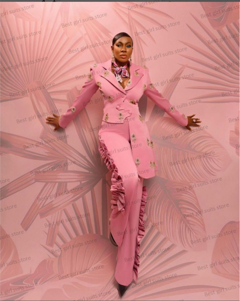 Pink Wedding Women Suit Set Bl - Women'S Formal Wear Wedding Guest review and price