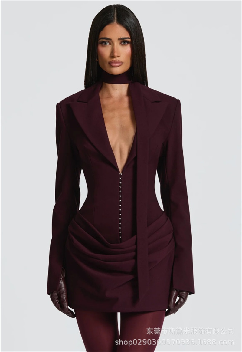 Long Scarf Women Suit 1 Piece  - Women Formal Wear Coat review and price