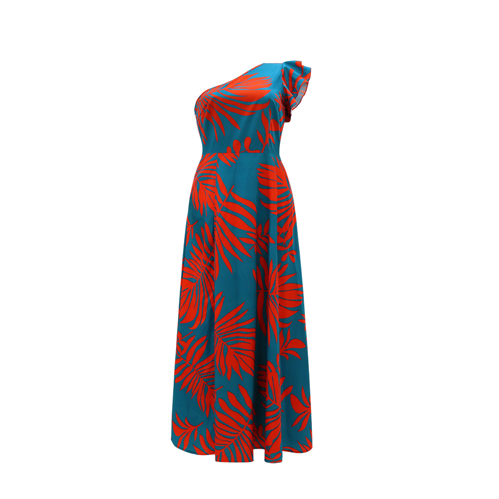One Shoulder Tropical Print Ma - Women Formal Wear Zara review and price