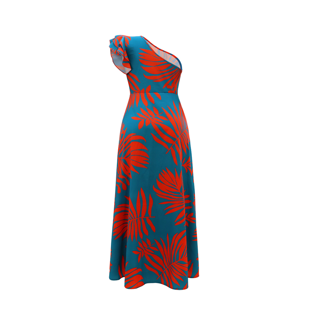 One Shoulder Tropical Print Ma - Women Formal Wear Zara review and price
