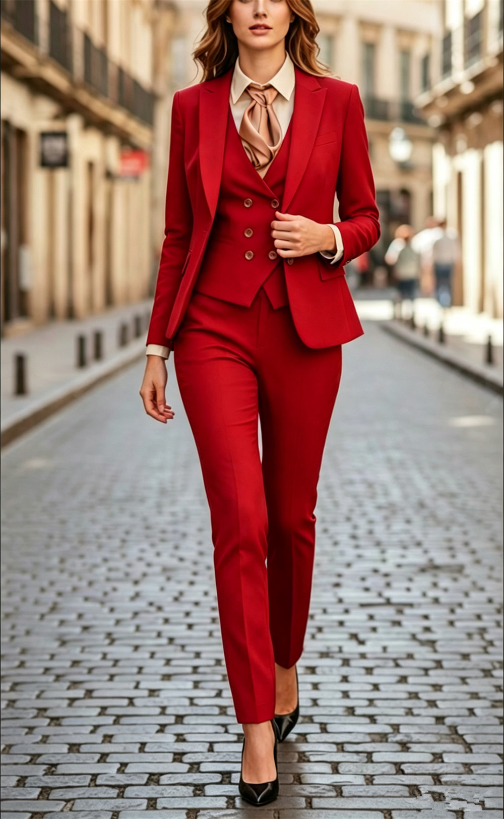 Women’s Black 3 Pieces Suit Se - Women'S Formal Wear Pantsuits review and price