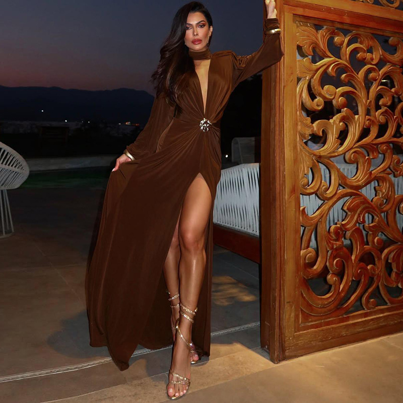 Brown Autumn Women Prom Dress  - Women'S Holiday Formal Wear review and price