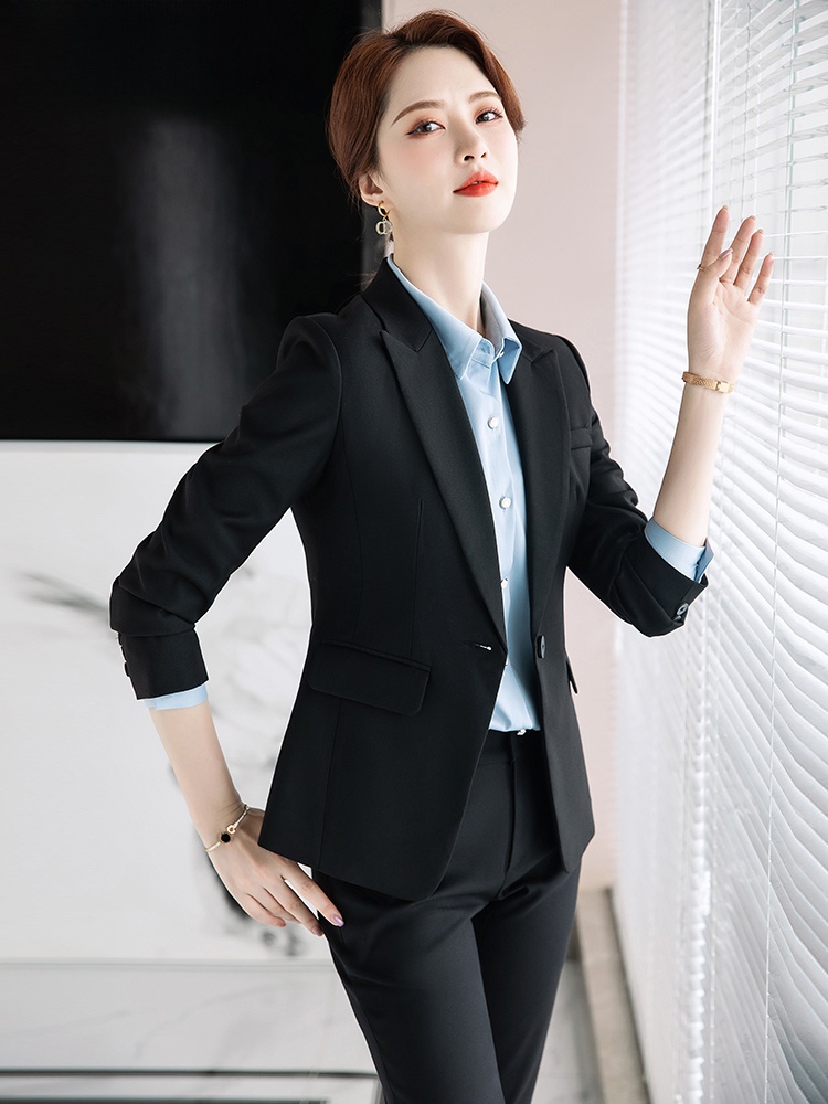 Gray Suit Set for Women Spring - Women Formal Wear For Interview review and price