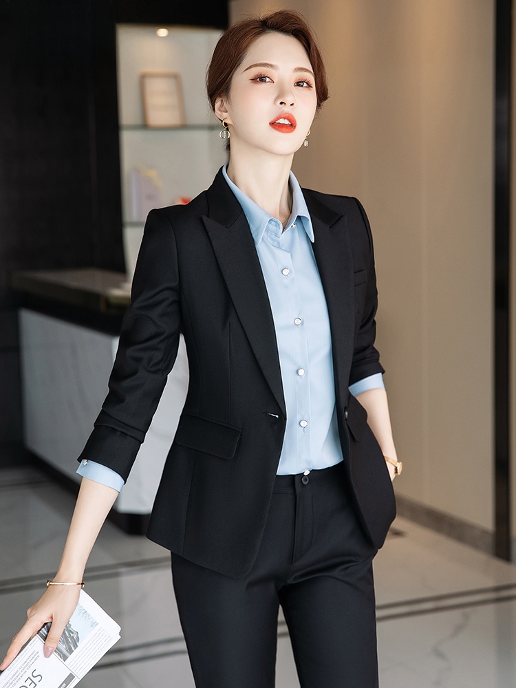 Gray Suit Set for Women Spring - Women Formal Wear For Interview review and price