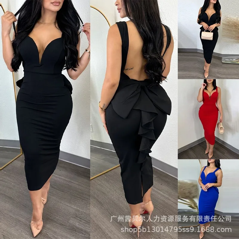 New Women's Backless Ruffles P - Women Formal Wear Zara review and price