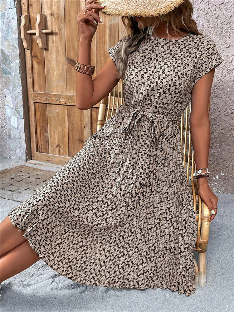 Msfilia Summer Print Pleated A - Women Formal Wear Zara review and price