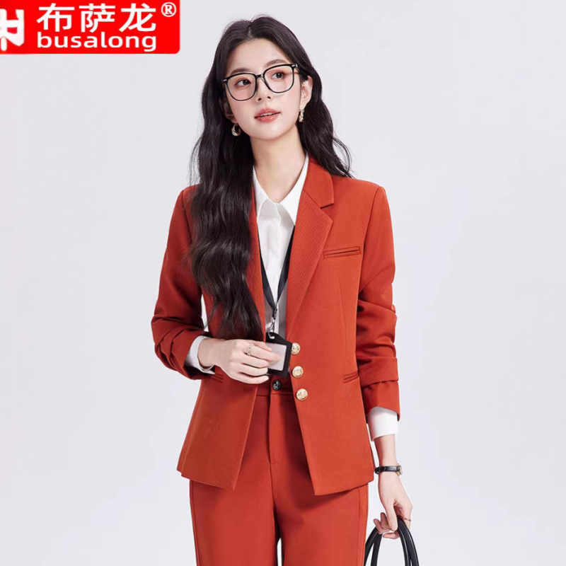 Khaki women's suit set, high-e - Women Formal Wear For Interview review and price