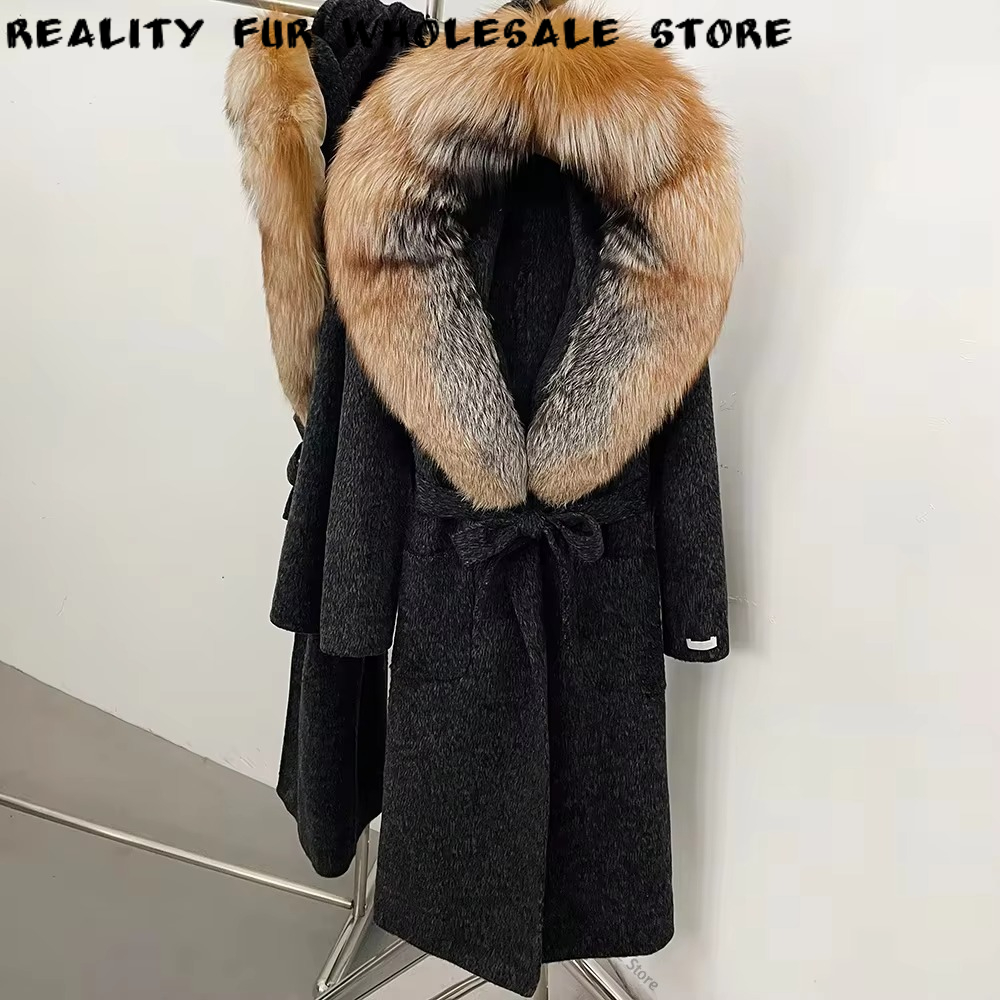 Women's Wool Coat Long Belted  - Women Formal Wear Coat review and price