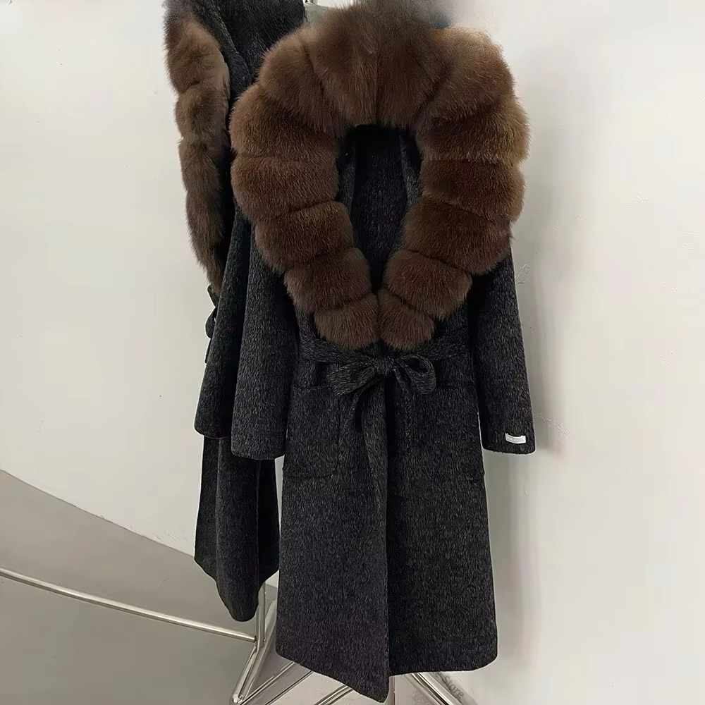 Women's Wool Coat Long Belted  - Women Formal Wear Coat review and price