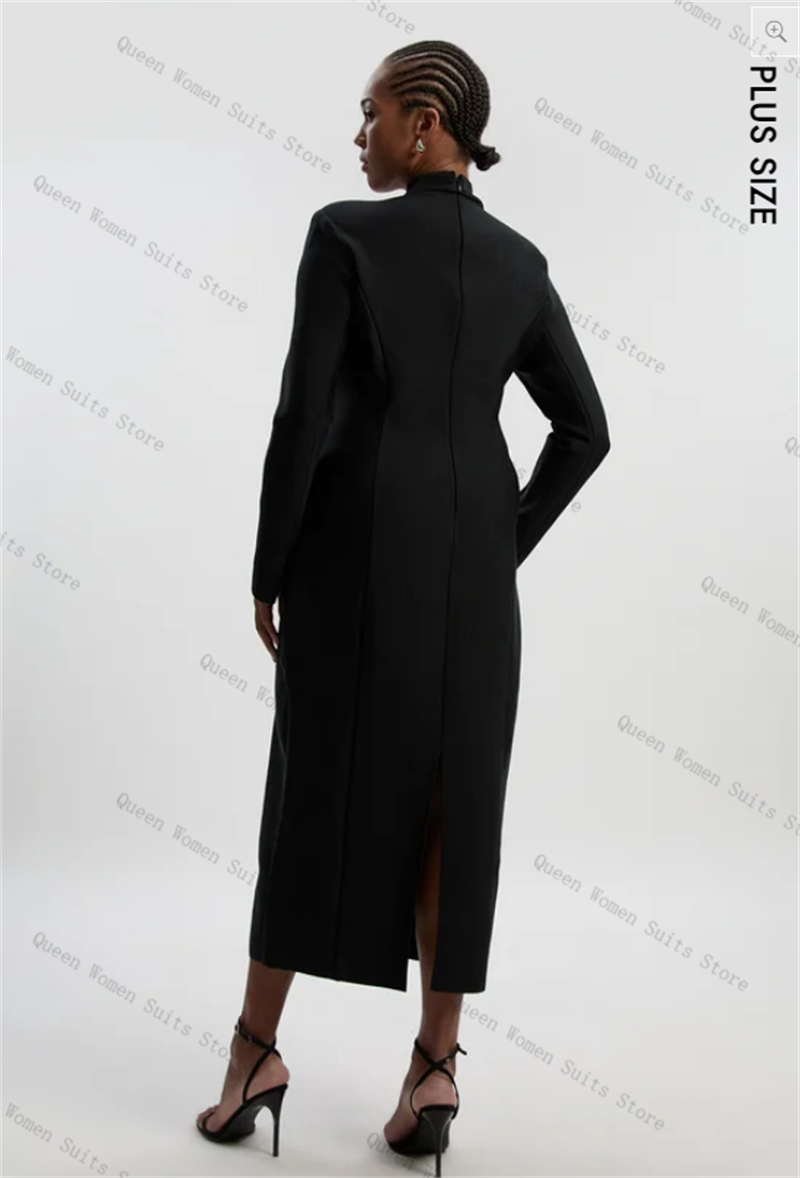 Black Cotton Women Suit 1 Piec - Women'S Formal Wear Wedding Guest review and price