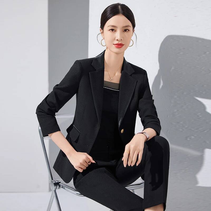 Elegant Pink Formal Pantsuits  - Women Formal Wear For Interview review and price