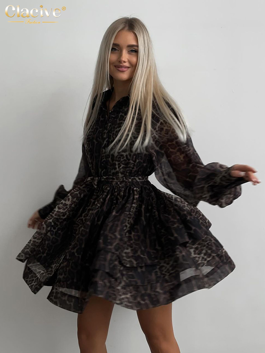 Clacive Fashion Leopard Print  - Women Formal Wear Zara review and price