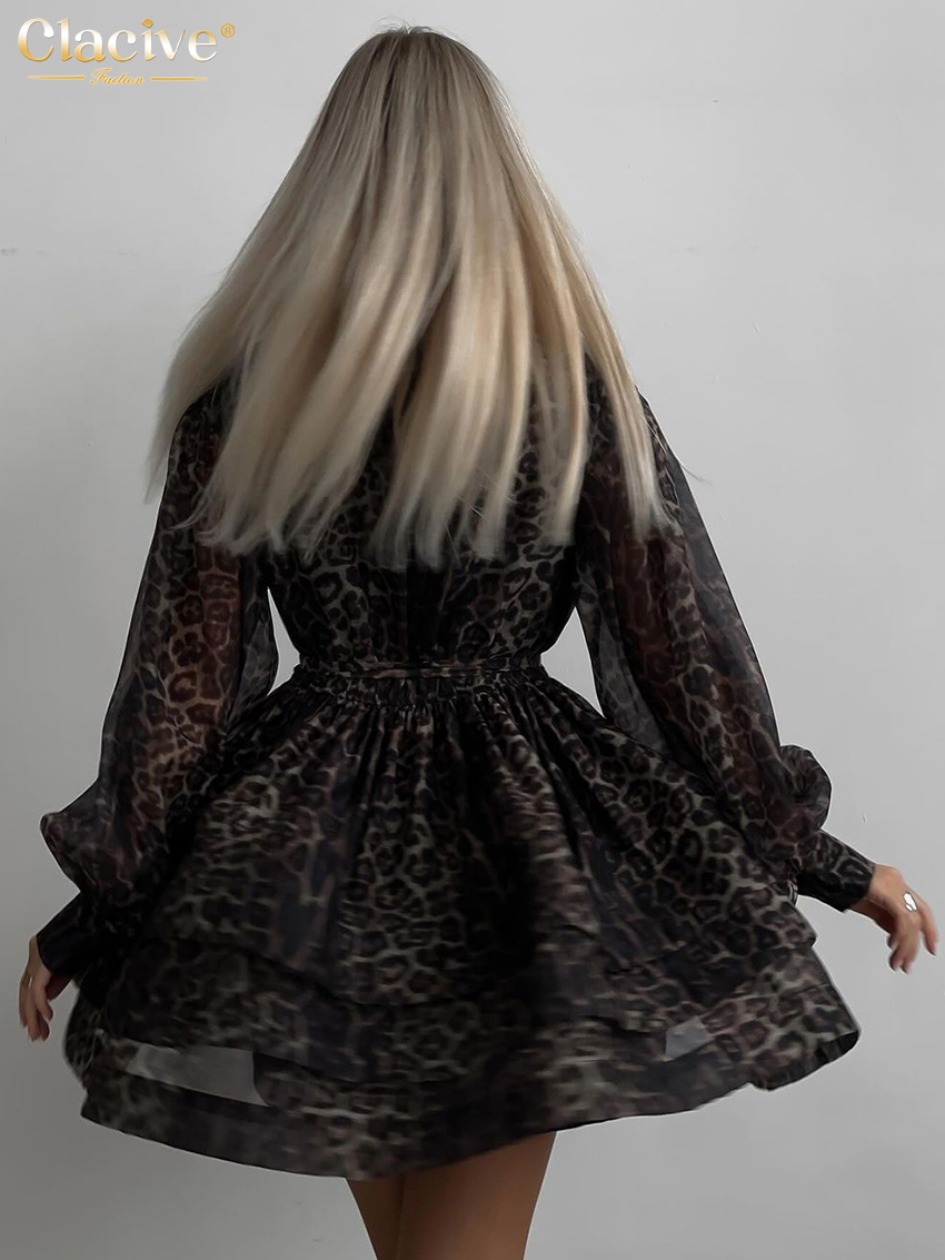 Clacive Fashion Leopard Print  - Women Formal Wear Zara review and price